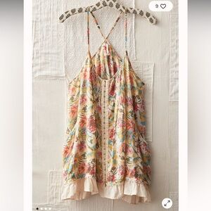 Free People Floral Multicolor Blouse